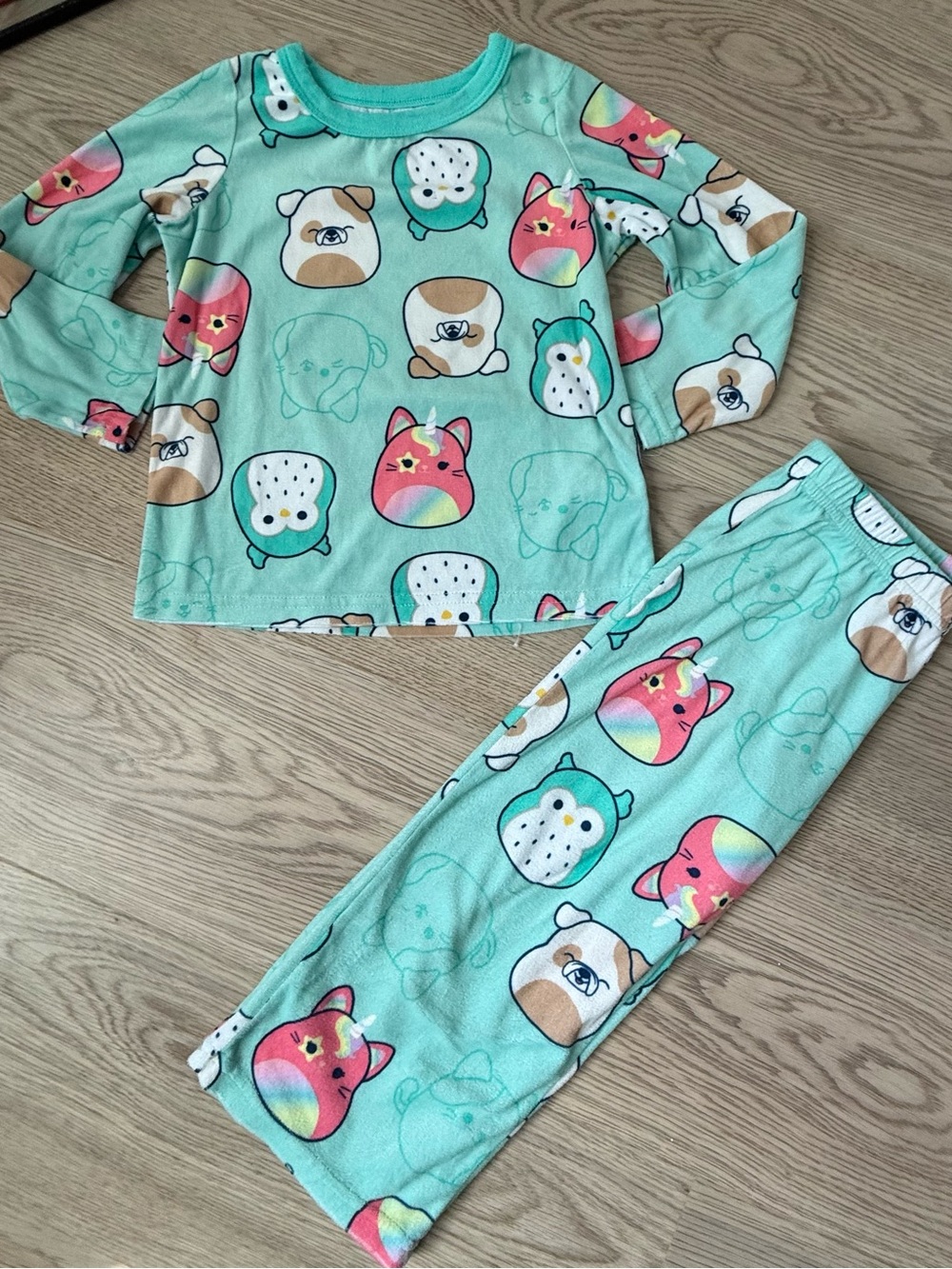 Squishmallows Toddler Girl Fleece Pajama Set